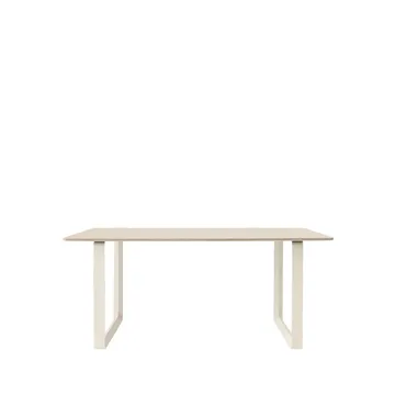 70/70 eettafel 170x85 cm - Oak veneer-Plywood-Sand - Muuto