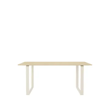 70/70 eettafel 170x85 cm - Solid oak-Sand - Muuto