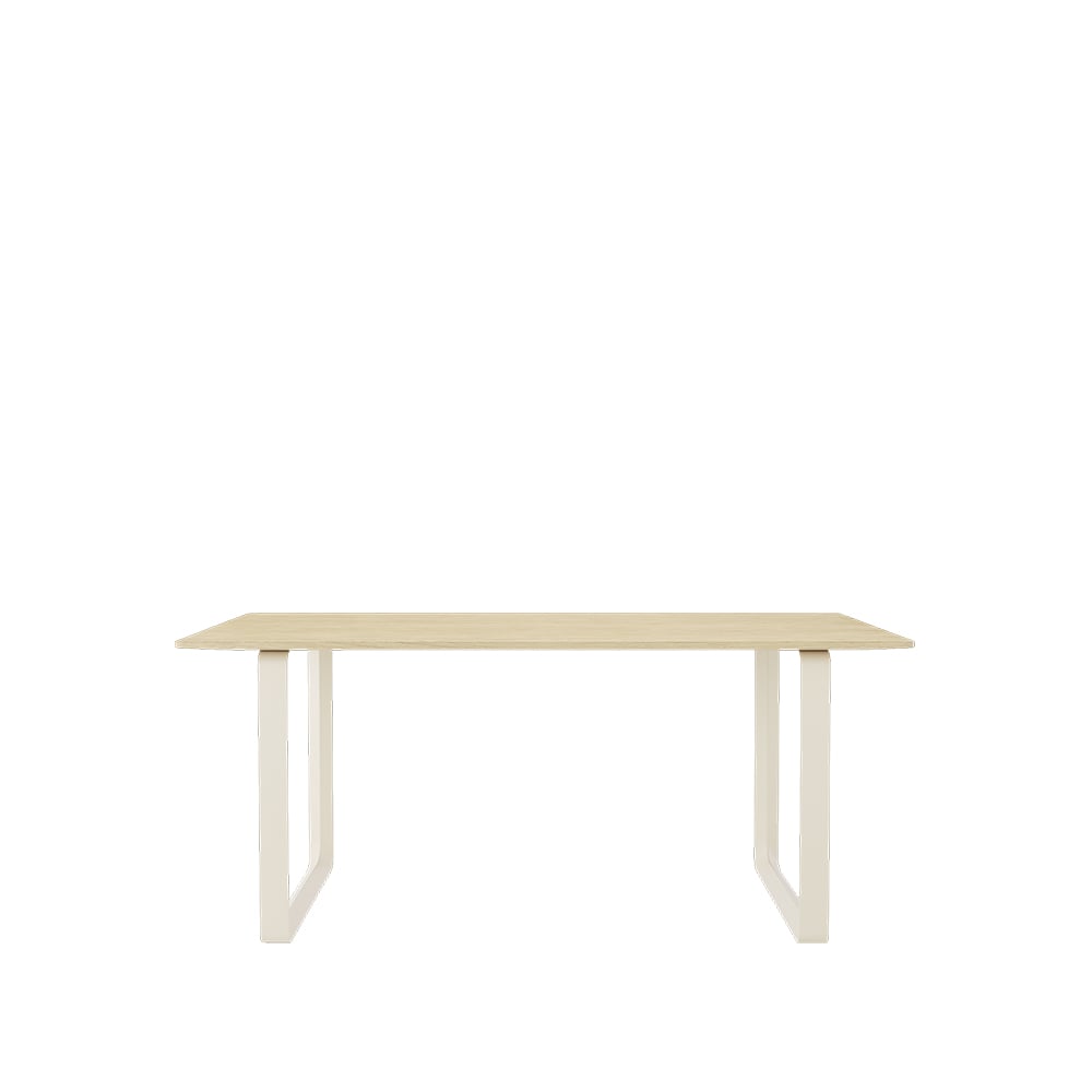 Muuto 70/70 eettafel 170x85 cm Solid oak-Sand