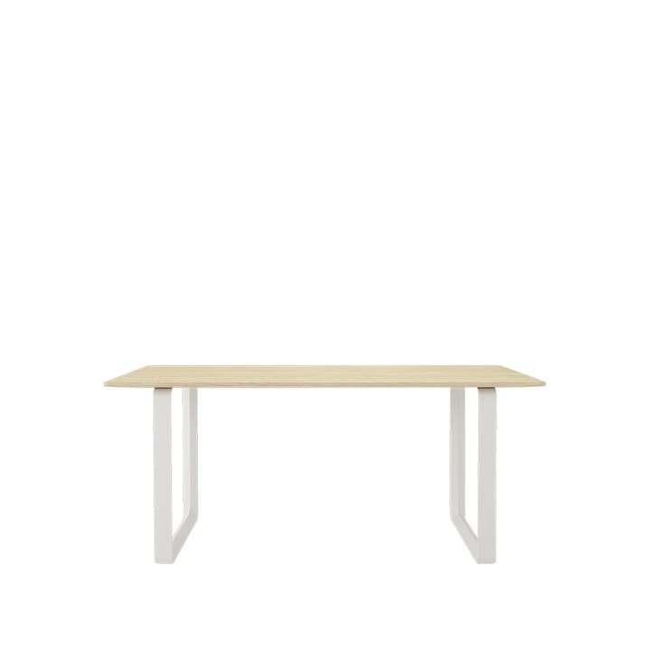 70/70 eettafel 170x85 cm - Solid oak-White - Muuto