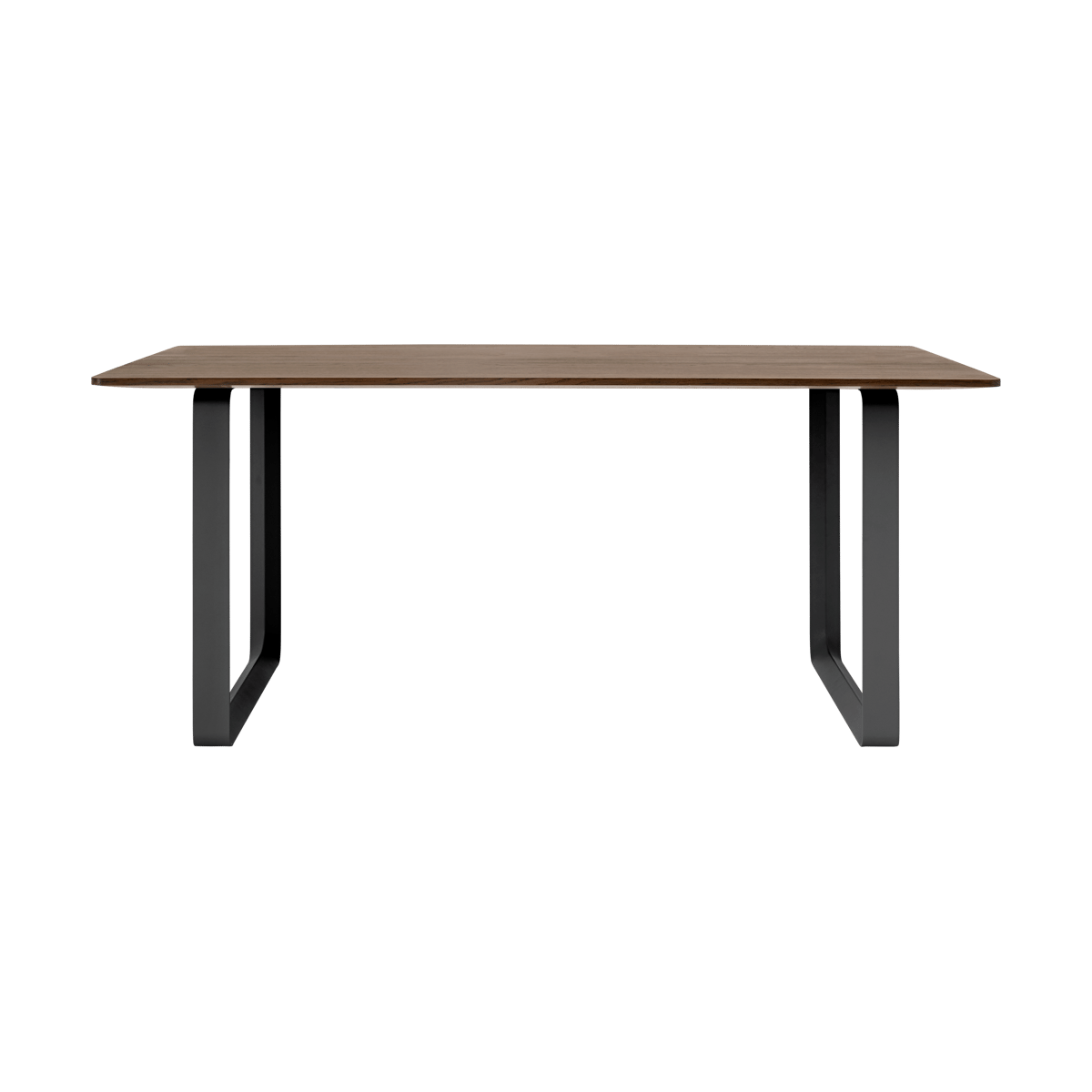 Muuto 70/70 eettafel 170x85 cm Solid smoked oak-Black