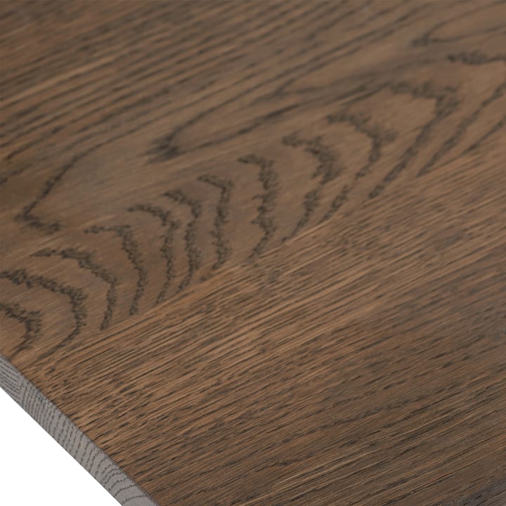 70/70 eettafel 170x85 cm, Solid smoked oak-Black Muuto