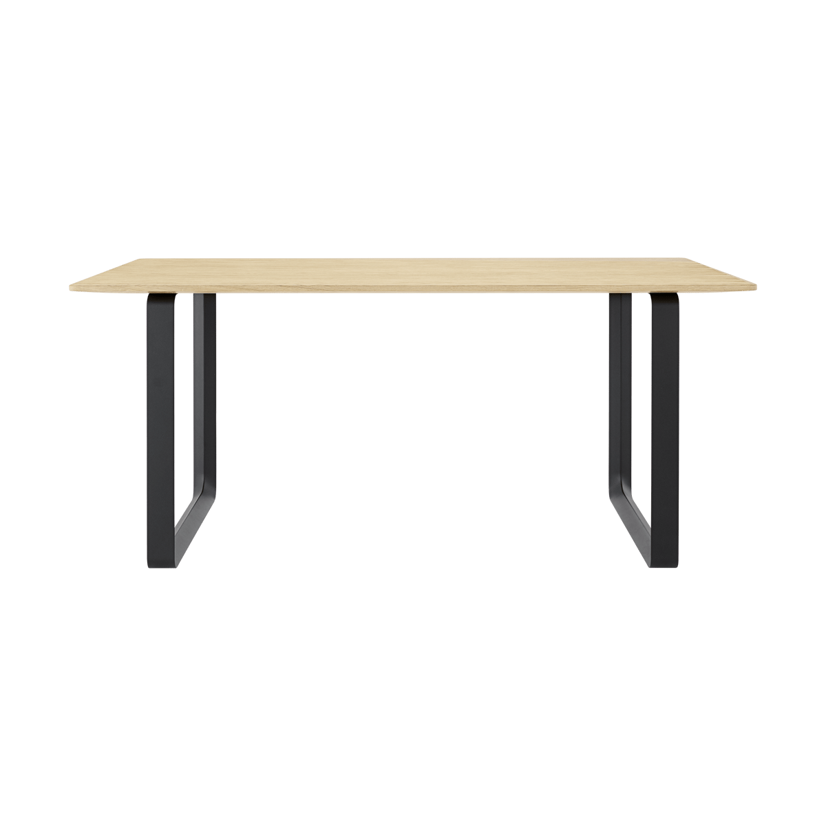 Muuto 70/70 eettafel 170x85 cm Solid oak-Black | Scandinavisch Interieur | Eettafels | Beige