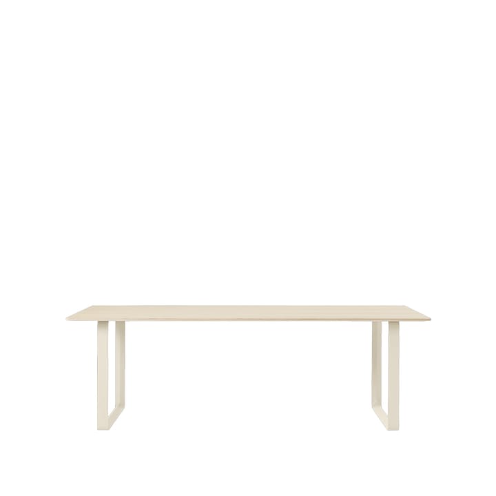 70/70 eettafel 225x90 cm - Oak veneer-Plywood-Sand - Muuto