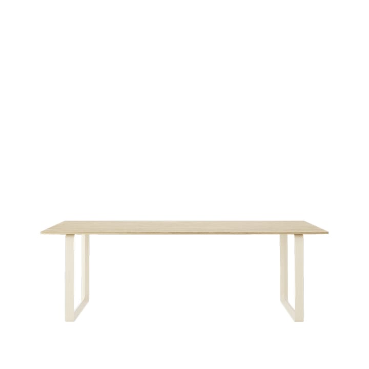 70/70 eettafel 225x90 cm - Solid oak-Sand - Muuto