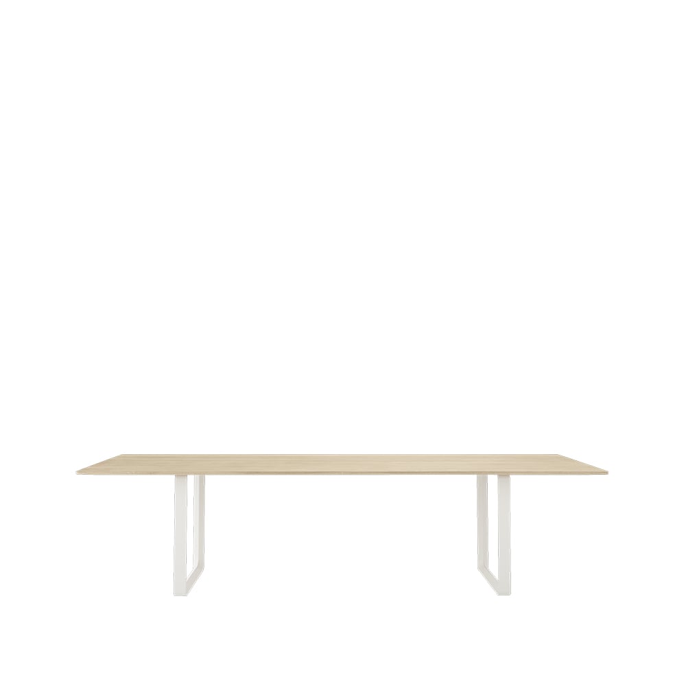 Muuto 70/70 eettafel 295x108 cm Solid oak-White | Scandinavisch Interieur | Eettafels | Beige