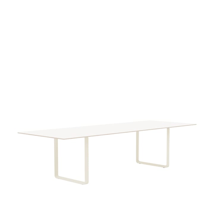 70/70 eettafel 295x108 cm - White laminate-Plywood-Sand - Muuto