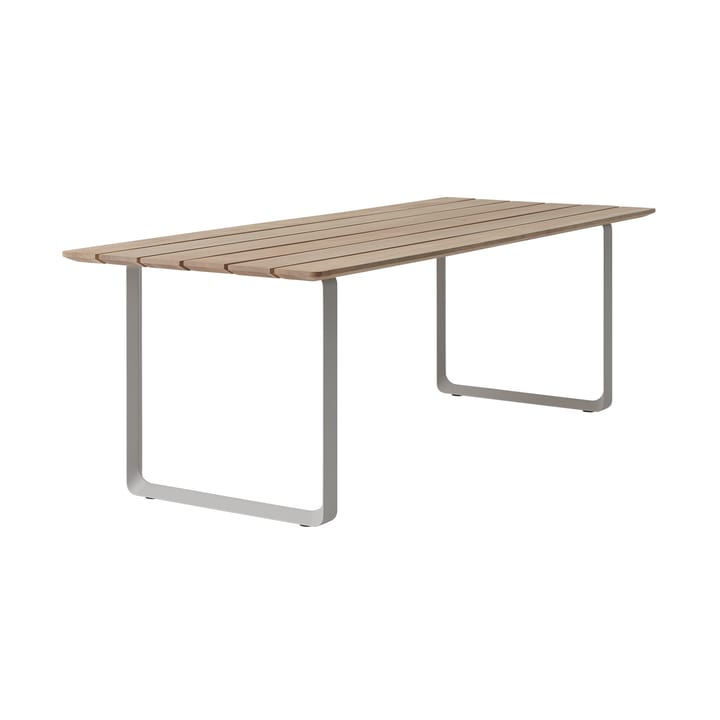 70/70 Outdoor eettafel 225x90 cm grijs stalen frame - undefined - Muuto