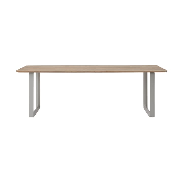 70/70 Outdoor eettafel 225x90 cm grijs stalen frame Muuto