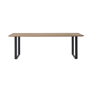 70/70 Outdoor eettafel 225x90 cm zwart stalen frame - undefined - Muuto