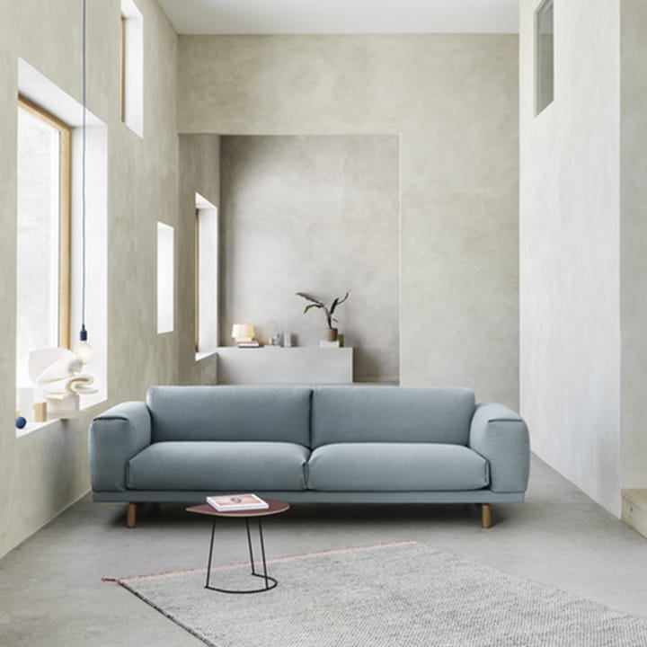Airy bijzettafel half size, Plum nanolaminate Muuto