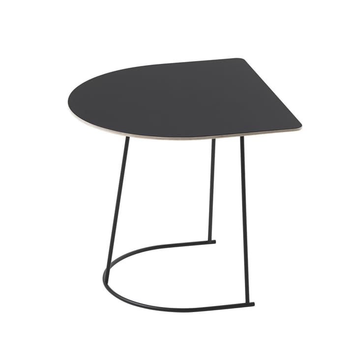 Airy bijzettafel half size - zwart - Muuto