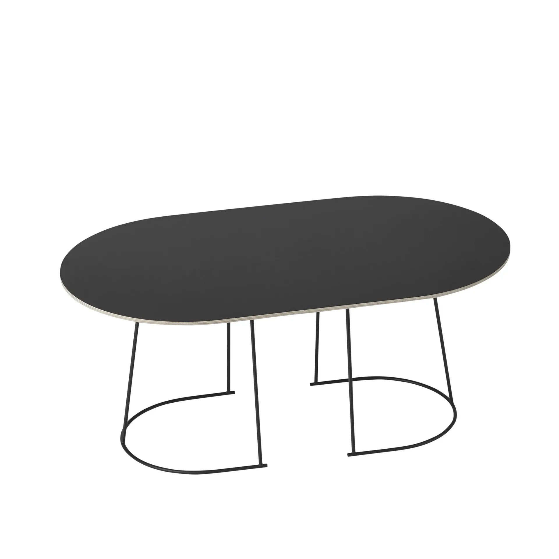 Airy bijzettafel M, zwart Muuto
