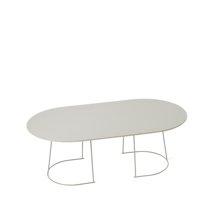 Airy Salontafel ovaal - grey, nanolaminaat, large - Muuto