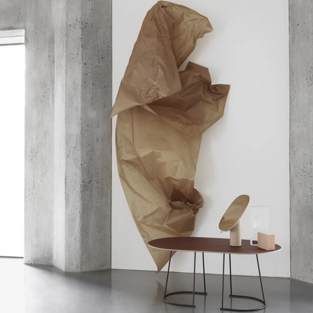 Airy Salontafel ovaal, offwhite, nanolaminaat, large Muuto