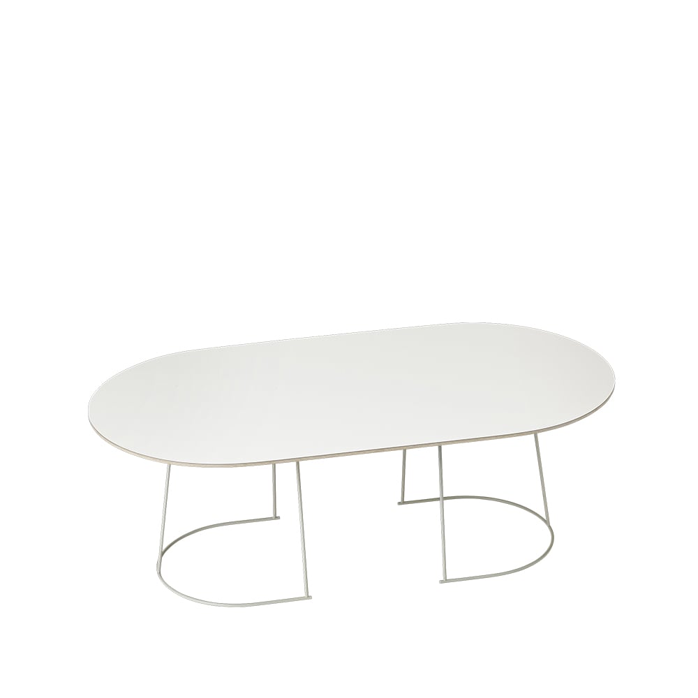 Muuto Airy Salontafel ovaal offwhite, nanolaminaat, large