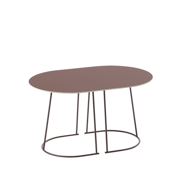 Airy Salontafel ovaal - plum, nanolaminaat, small - Muuto