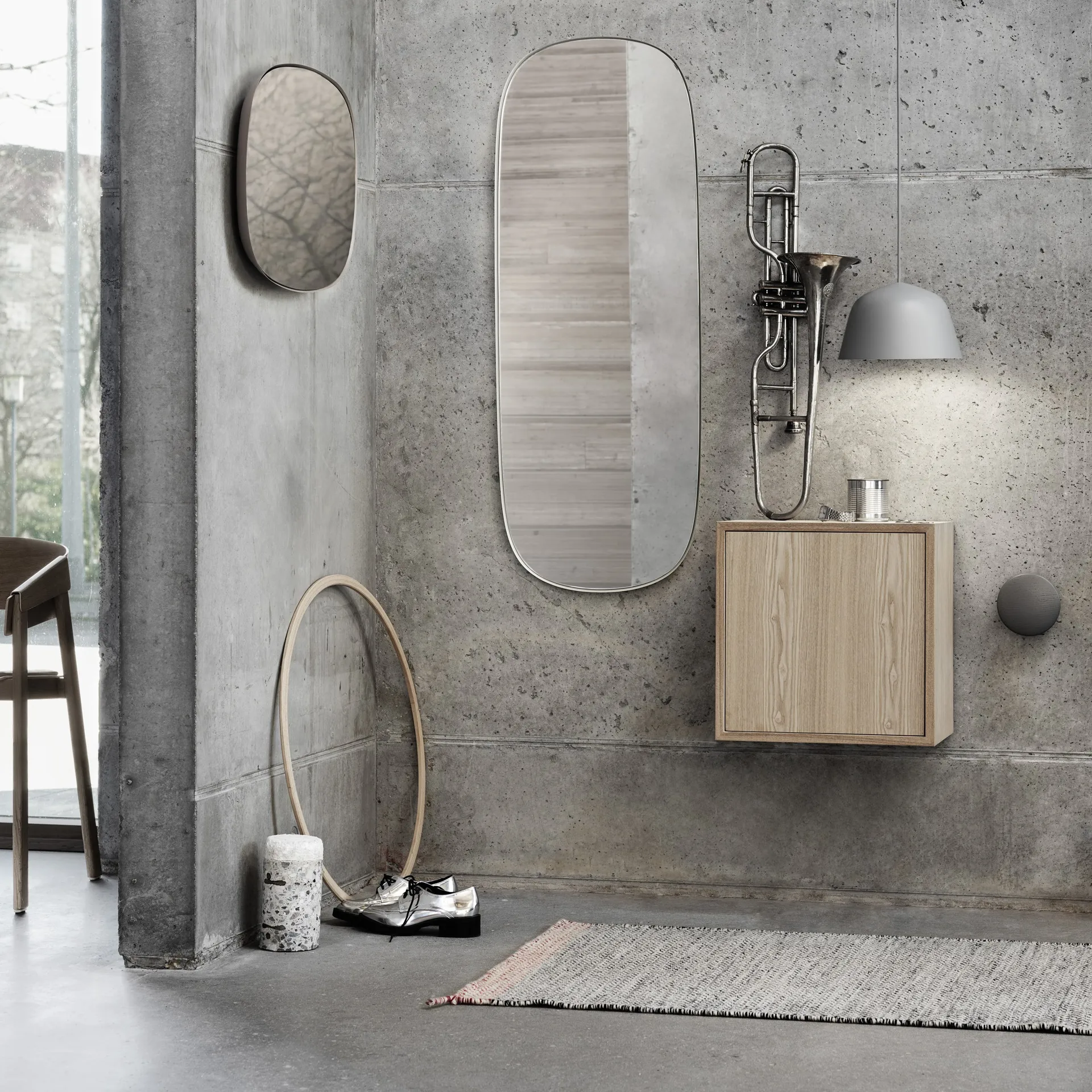 Ambit hanglamp Ø25 cm, grijs Muuto