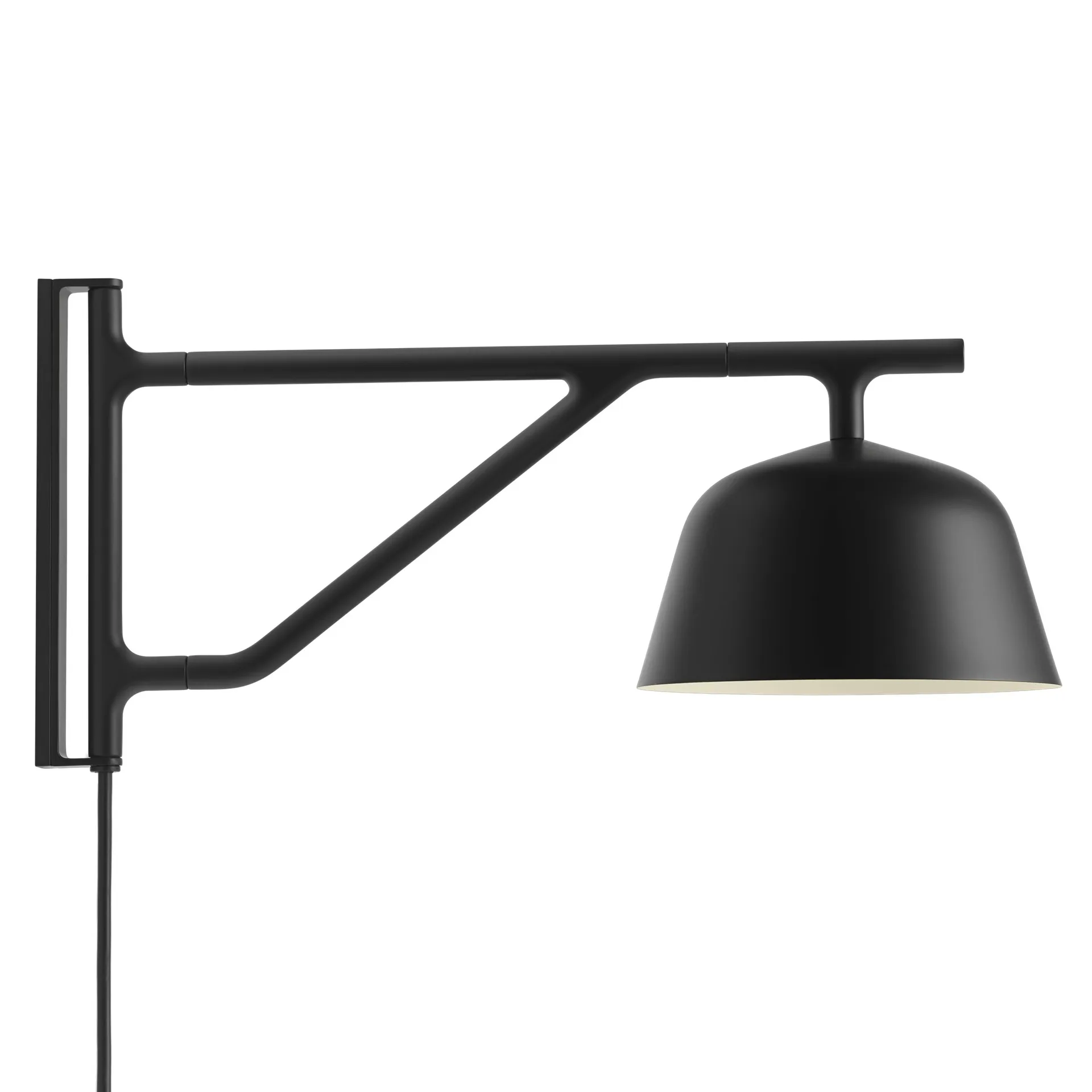 Ambit muurlamp, zwart Muuto