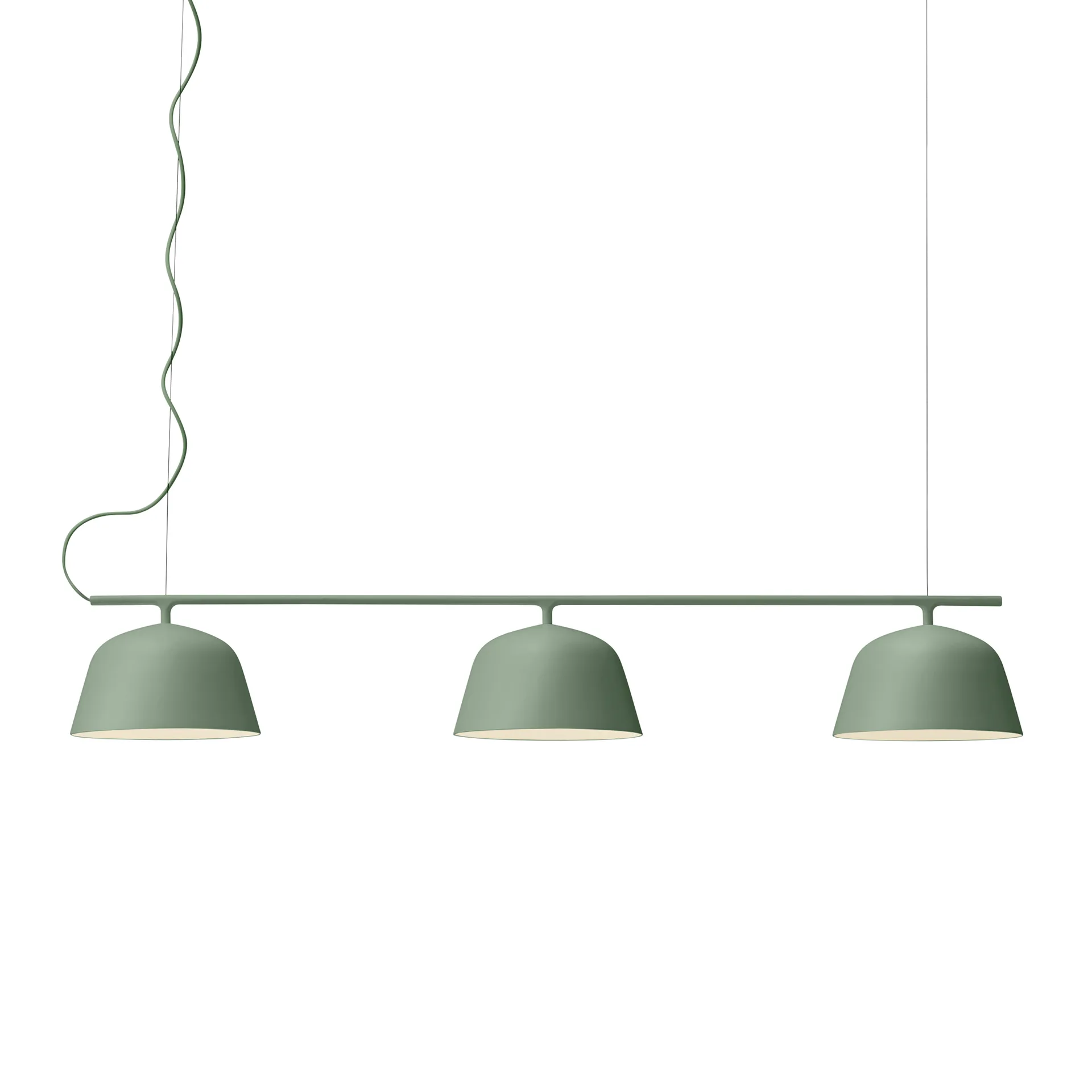 Ambit Rail hanglamp, Dusty green Muuto