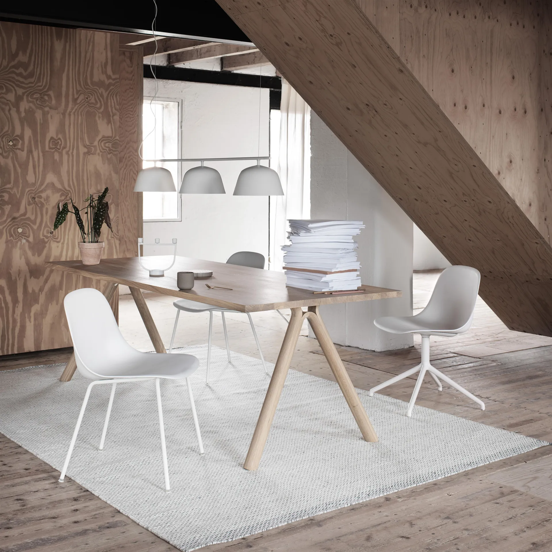 Ambit Rail hanglamp, grijs Muuto