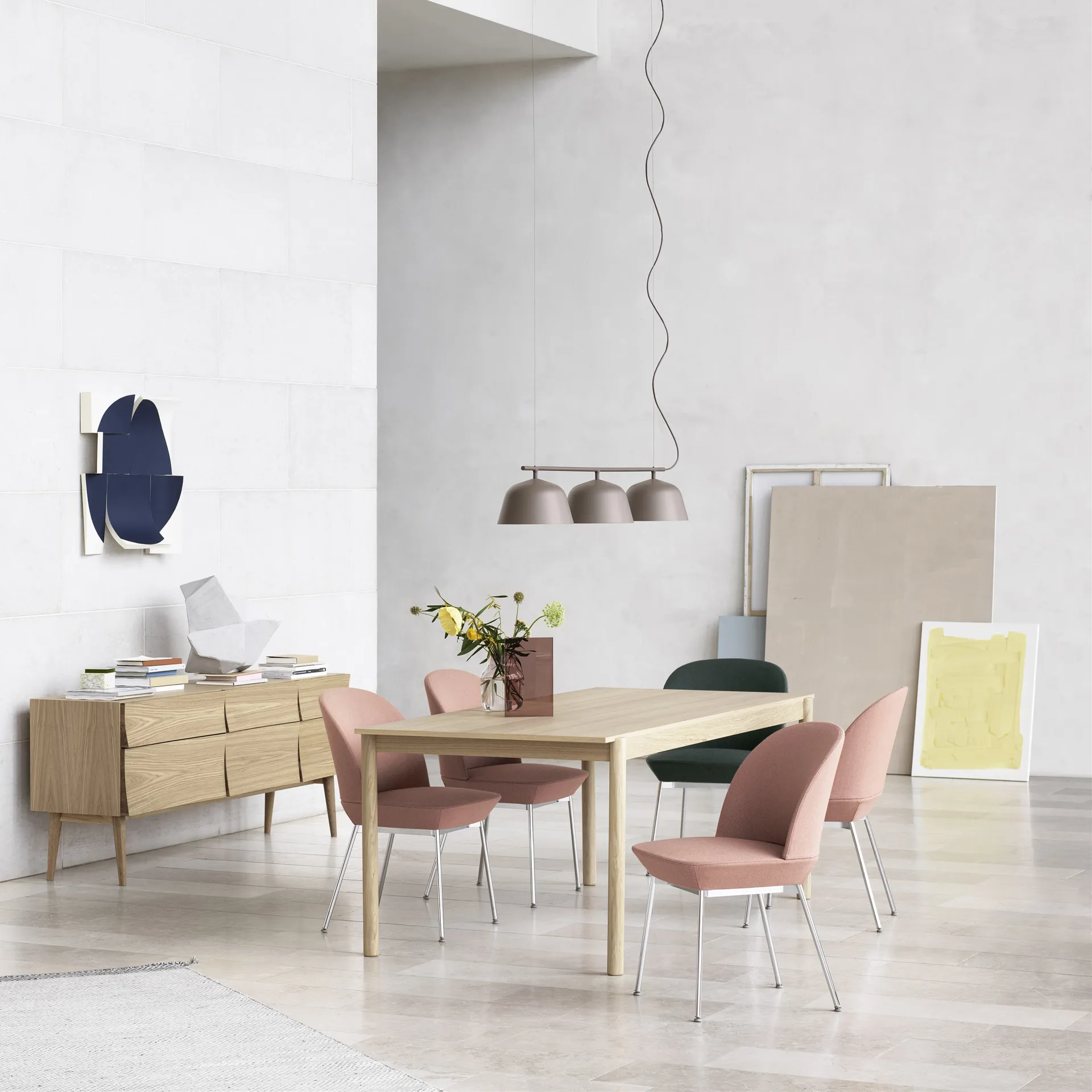 Ambit Rail hanglamp, Taupe Muuto