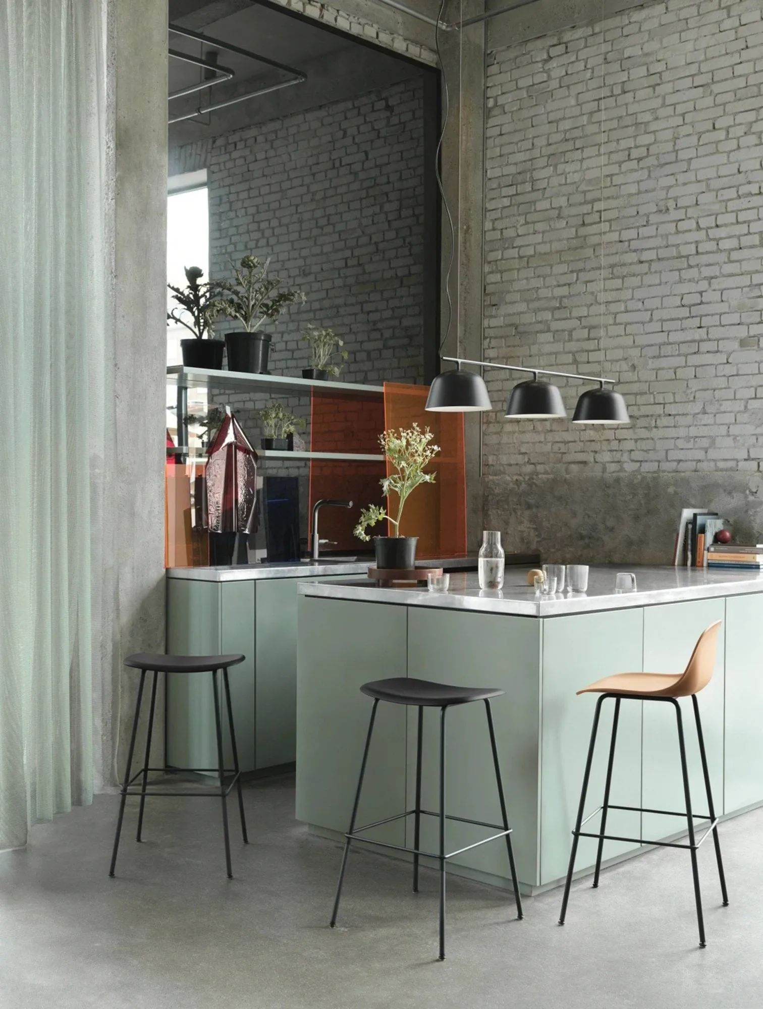 Ambit Rail hanglamp, zwart Muuto