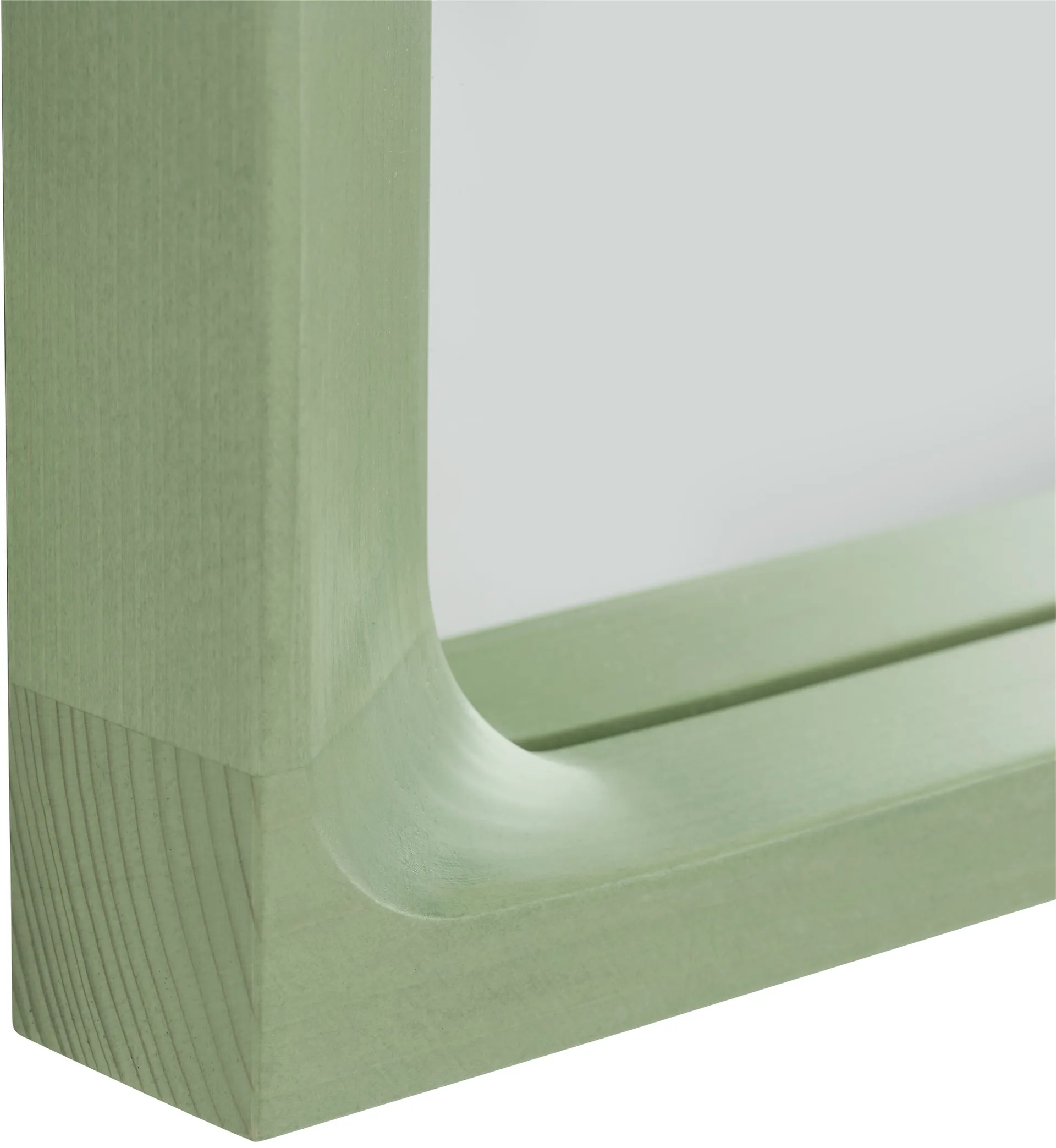 Arced spiegel 170x61 cm, Light green Muuto