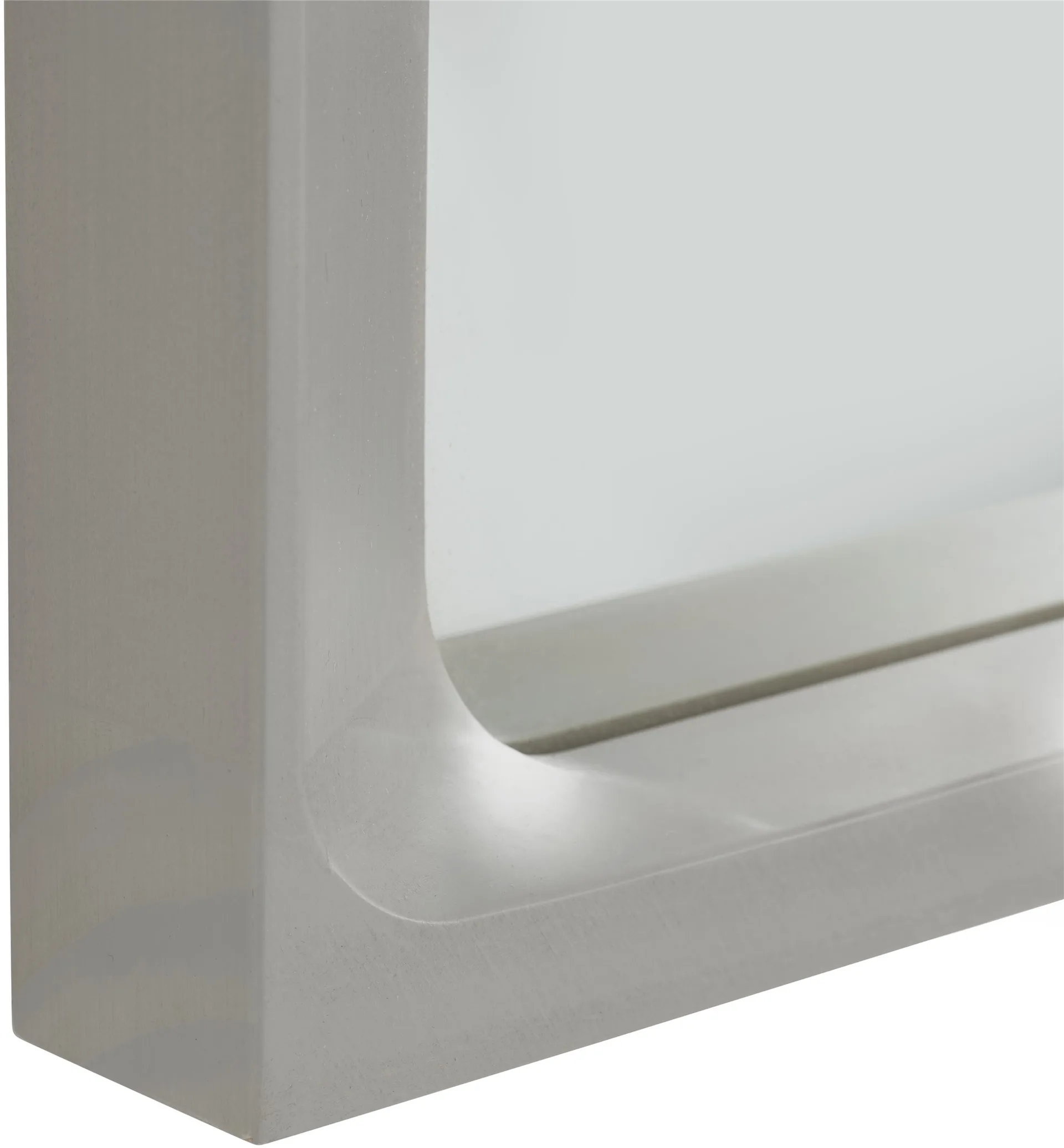 Arced spiegel 170x61 cm, Light grey Muuto