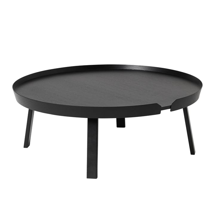 Around bijzettafel extra large - Black - Muuto