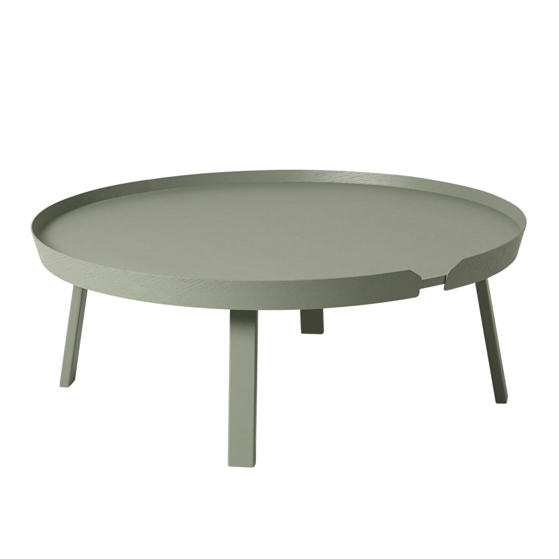Around bijzettafel extra large, Dusty green Muuto