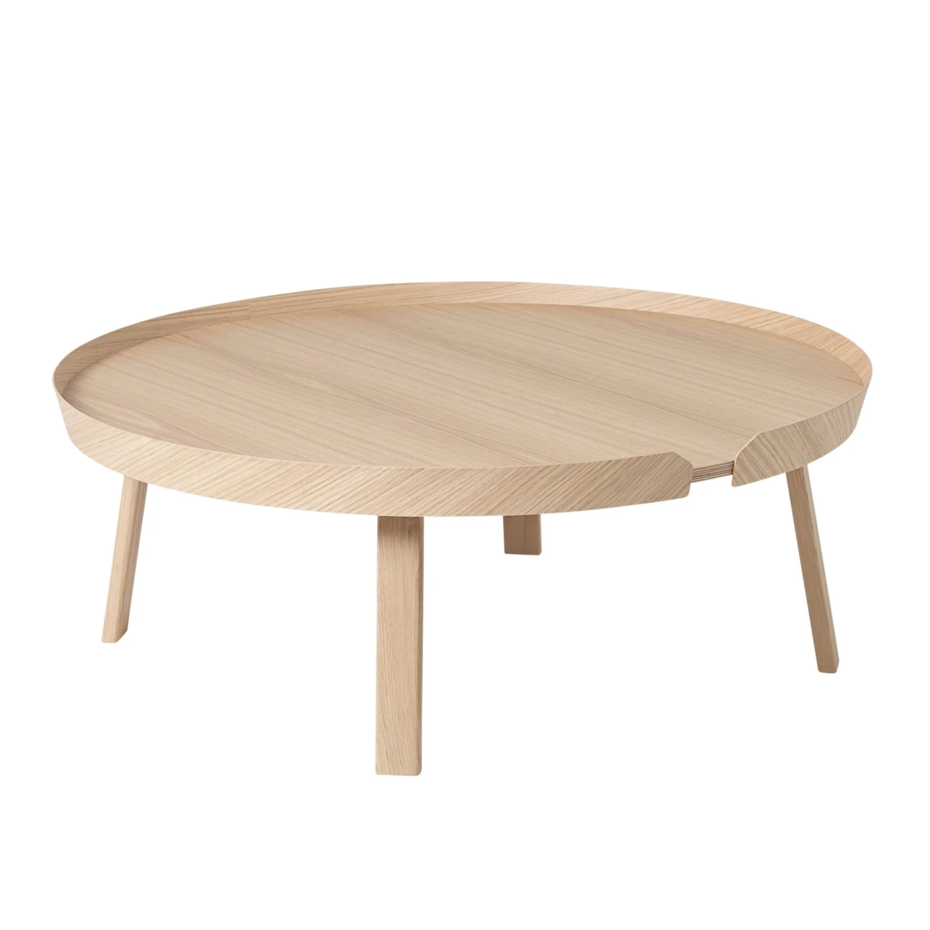 Around bijzettafel extra large, Oak Muuto