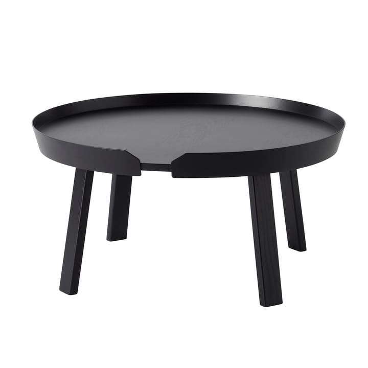 Around tafel groot - zwart - Muuto