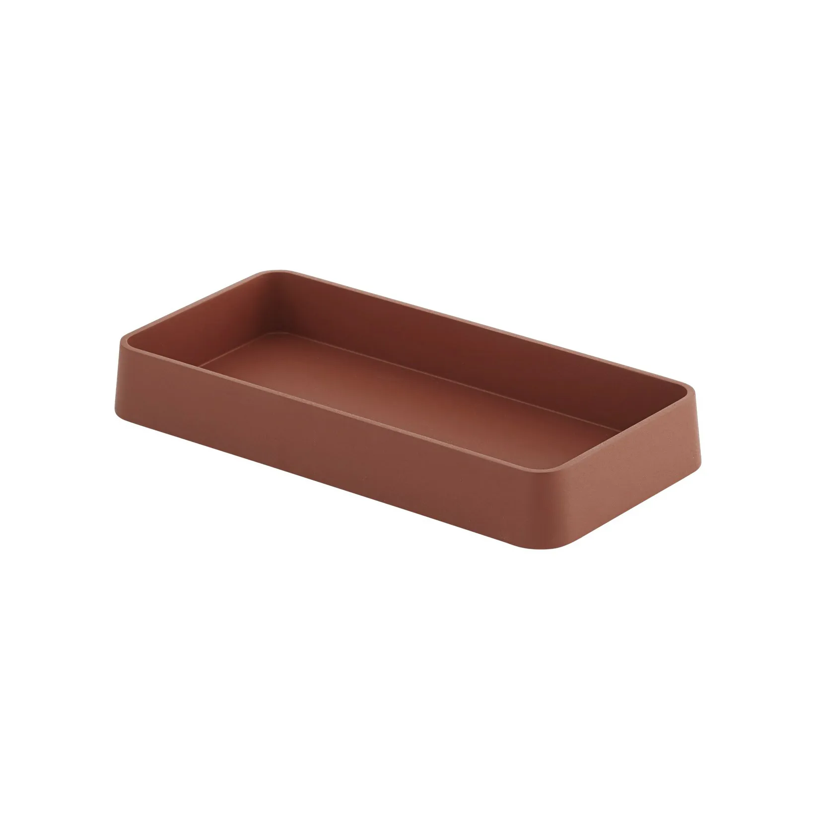 Arrange Desktop dienblad 12x25 cm, Copper brown Muuto