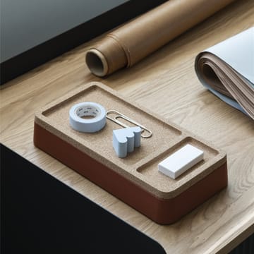 Arrange Desktop dienblad 12x25 cm - Copper brown - Muuto