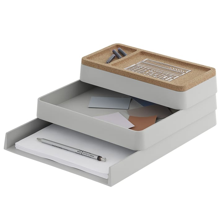 Arrange Desktop dienblad 12x25 cm, Grey Muuto