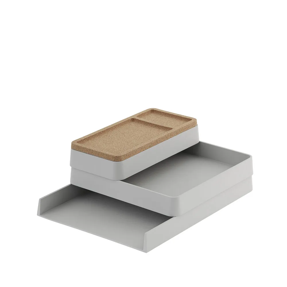 Arrange Desktop Opberging, grey, configuration 1 Muuto