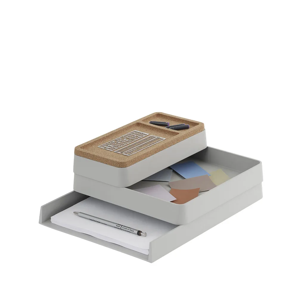 Arrange Desktop Opberging, grey, configuration 1 Muuto