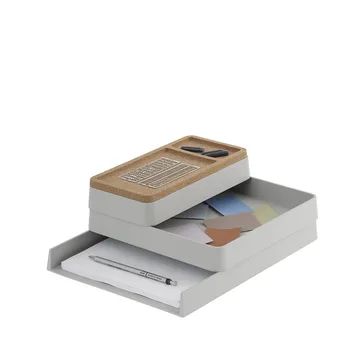 Arrange Desktop Opberging - grey, configuration 1 - Muuto