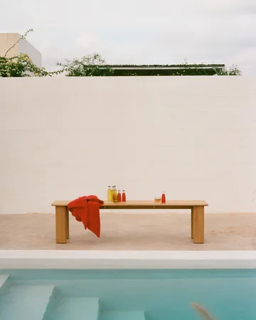 Assemble bank - Teak, 180 cm - Muuto