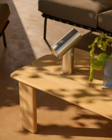 Assemble salontafel - Teak, 135x55 cm - Muuto