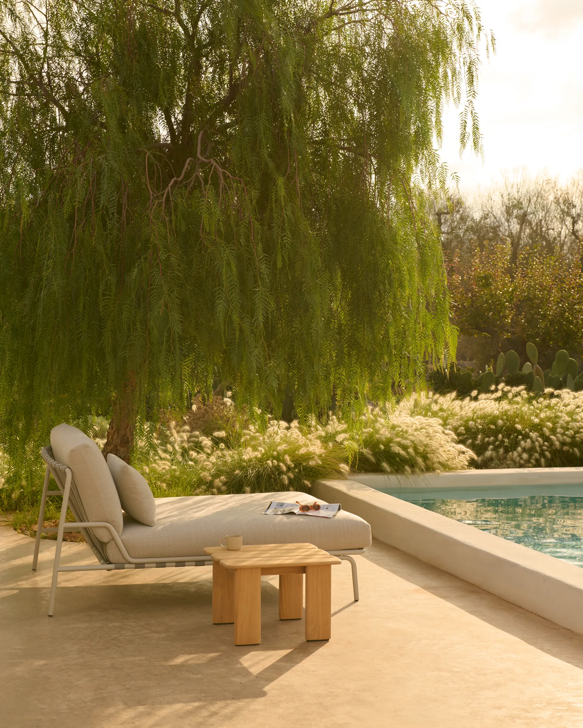 Assemble salontafel, Teak, 55x55 cm Muuto