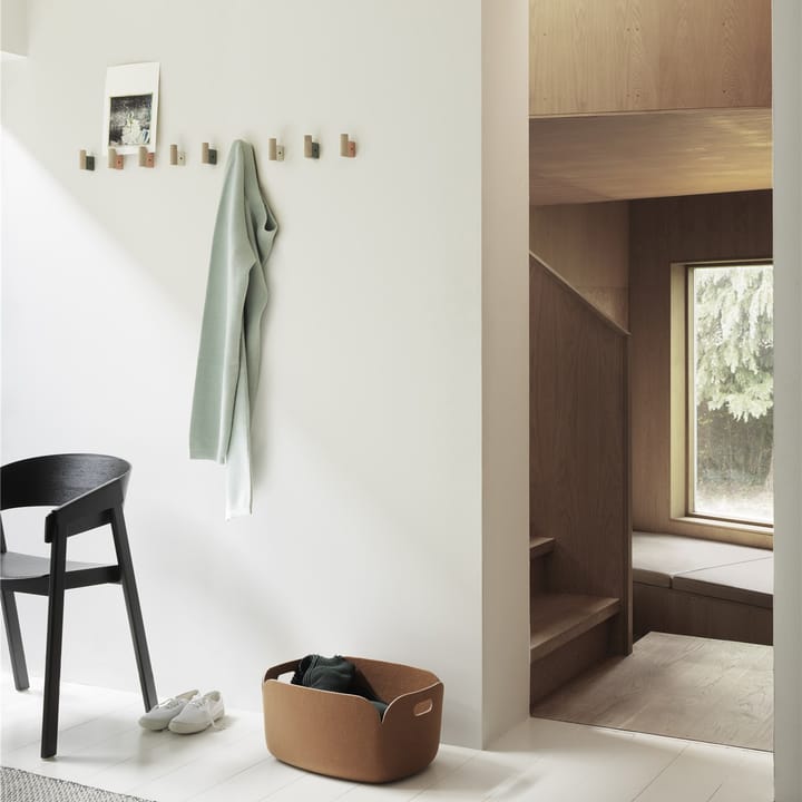 Attach haak 2-pack, Oak-aluminum Muuto