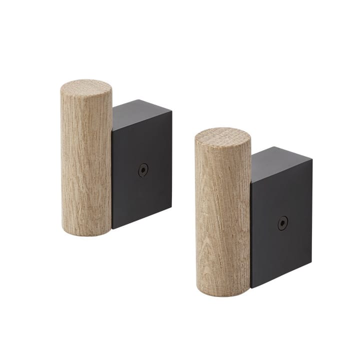 Attach haak 2-pack - Oak-black - Muuto