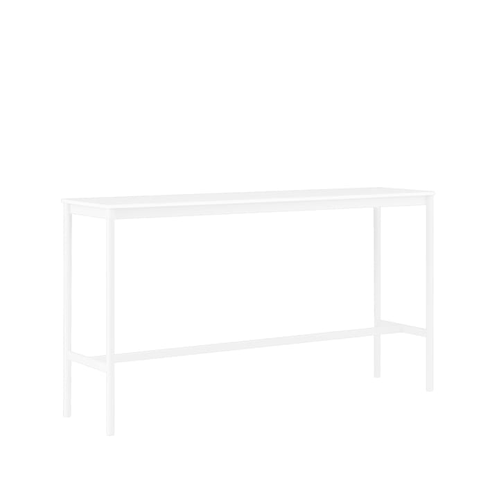 Base High bartafel, white laminate, wit onderstel, abs rand, b50 l190 h105 Muuto