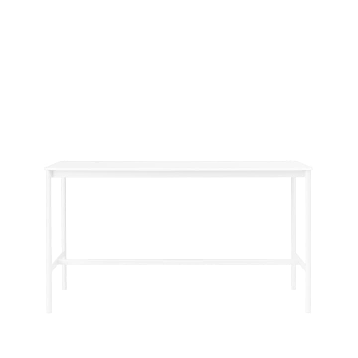 Base High bartafel - white laminate, wit onderstel, abs rand, b85 l190 h105 - Muuto