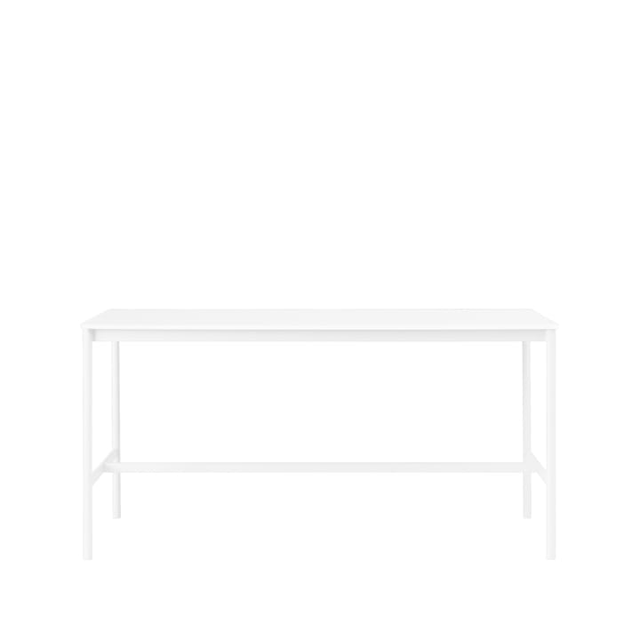 Base High bartafel - white laminate, wit onderstel, abs rand, b85 l190 h95 - Muuto