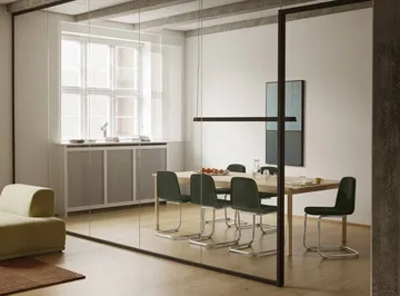 Brink Chair Cantilever Base stoel - Eik-chroom - Muuto