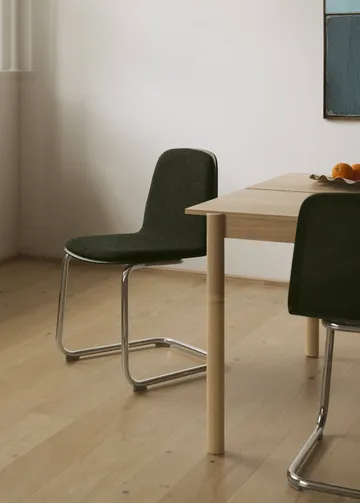 Brink Chair Cantilever Base stoel - Zwart - Muuto