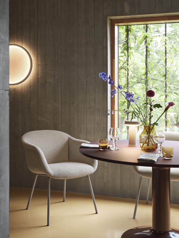 Calm wandlamp Ø50 cm, White/Black Muuto